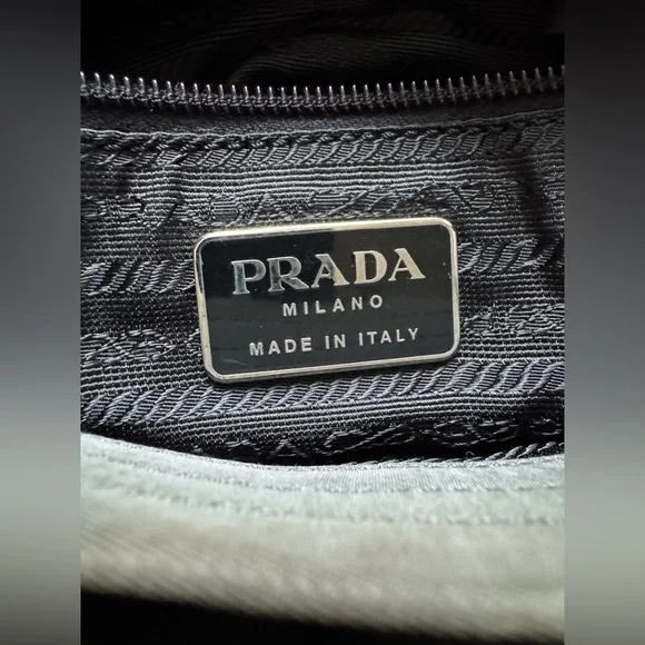 Authentic Prada Silver and Gray Shoulder Bag - Picture 15 of 16